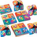 Kangaroo 28 Pack Cootie Catcher Cards for Valentines - Classroom Valentines Cooties Game for Kids - Valentines Day Cards for Kids School - Valentine Party Favors Bulk for Boys and Girls