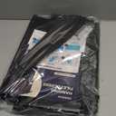 Plastic Extra Capacity Legal Size Hanging File Folders,12 Pack Reinforced Black Legal Hanging Folder Expandable,Heavy Duty 2 Inch Expansion,Adjustable Tabs, File Cabinet Folders for Bulky Files