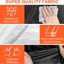 Porch Swing Cover, Waterproof 420D Oxford Fabric, All-Weather Protection for Outdoor Swing, Hammock, Glider Chair 58x49x67 Inch