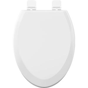 PROFLO PFTSWEC2000 Elongated Closed-Front Toilet Seat with Quick Release and Lid - White