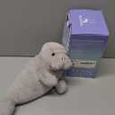 Heatable & Coolable Manatee Plush, Microwavable Stuffed Animal Heating Pad for Soothing & Relaxation, Lavender Scented Stress Relief Toy, Manatee Gifts for Kids, Cuddleable Stuffed Animal