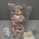 BABESIDE Lifelike Reborn Baby Dolls - Skylar, 17-Inch Realistic Newborn Baby Doll Real Life Baby Doll Girl with Gift Box for Kids Age 3+ Cuddling, Role Playing and Collection