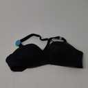 Vanity Fair Womens Body Caress Convertible Wirefree Contour Bra #72335 Bra, Midnight Black, 36D