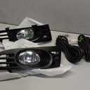 Fog Lights for 2003 2004 2005 Accord 2DR Clear Fog Light Kit with Wiring Harness& Switch Driving Bumper Light