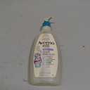 Aveeno Kids Face & Body Wash for Sensitive Skin, Oat Extract, Tear-Free, Non-Drying, Light Scent, Pump Dispenser, Hypoallergenic, Sulfate & Dye Free, 18 fl oz