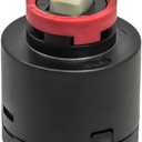 Pressure Balance Cartridge for Shower Faucet, 40mm Cartridge with Distributor, Replaces Part # 40PHF-2