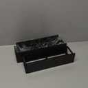 Magnetic Spice Storage Rack Organizer for Refrigerator and Oven, Black Fridge Organizers and Storage (4PCS) (4PCS)