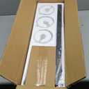 Espird Bathroom Vanity Light, 3 Light Matte Black Vanity Light with White Matte Glass Shade, 22in Farmhouse Wall Light, Lighting Fixtures Over Mirror for Bathroom/Living Room