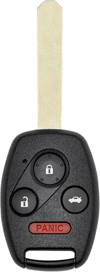 Vurkcy Key Fob Replacement for 2006-2013 Honda Civic EX Si Hybrid Car Keyless Entry Remote Control, N5F-S0084A N5F-A05TAA, 4 Buttons