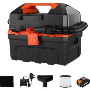 LIGO 20V Cordless Shop Vacuum, 2.64 Gallon, Portable, Wet/Dry, Handheld, with Blowing Function- Includes 4.0 Ah Battery, HEPA, Foam Filters and Charger(Upgrade)