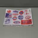 Motocross Dirt Bike Bikes Race Motorcycle motos rc Bicycle Trucks Parts Accessories Sponsor Logo ATV Skateboard Helmet Tool Box Racing Pack 6 Sheets Grafitti Vinyl Decals Stickers Kit D6721