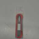 Professional 0.5 Sec Instant Read Meat Thermometer Digital, NIST Certified 0.5 Accuracy, Auto Rotate Large LCD Display, Highly Waterproof Cooking Thermometer for Baking Grill BBQ Smoker Oven, Red