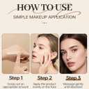 CC Cream foundation, Foundation for Women Over 60, Luxury Full Coverage, Soft Matte for Mature Skin, Smooth Skin & Long-Lasting Makeup-30ML (Ivory)