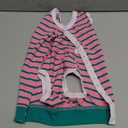 Dog Surgery Suit for Female Male, Striped Dog Pajams for Small Medium Dogs, Anti-Licking Spay Suit Jumpsuit for Pets (PinkGreen, Medium)