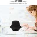 Didiseaon Inflatable Hat Holder Pvc Black Portable Cap Display Stand Lightweight Foldable for Adult and Kids Hats for Shape Maintenance