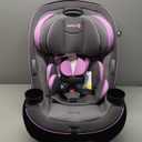 Safety 1st Grow and Go All-in-One Slim Convertible Car Seat, Rear Facing, 5-40 lbs, Forward Facing (3065 lbs), High Back Booster Seat 40-100 pounds, Purple Haze