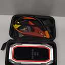 Jump Starter with Air Compressor, 5000A Peak Car Battery Jump Starter(9.0 Gas/8.0L Diesel), 160PSI 12V Jump Box Car Battery Jumper Starter Portable with Smart Jumper Cables, LED Lights, LCD Display (Red)