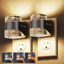 L LOHAS LED Night Light, Bubble Night Lights Plug into Wall,2 Pack 3000K/4000k/5000K Adjustable Color Temperature Night Light,Dimmable Nightlights with Dusk to Dawn Sensor for Rooms Bathroom Hallway