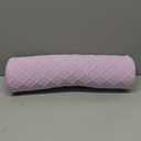 Cozyhealth Cervical Roll Pillow, Medium Soft Memory Foam Neck Round Pillow Cylinder Bolster Pillow for Sleeping, Round Neck Support for Bed, Legs, Back and Yoga (Purple, Large - 4.7" H)