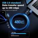 toocki USB C Cable [2Pack, 10ft] 240W Fast Charging Type C Cord, Nylon Braided USB 2.0 Cable for iPhone 17 16 15 Pro Plus Pro Max Air, iPad Pro, Samsung Galaxy S25 S24, Switch, MacBook Pro, Pixel