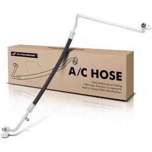 A-Premium A/C Discharge Line Hose Assembly Compatible with Chevrolet Silverado 2500/3500/2500 HD/3500 HD/2500 HD Classic/3500 Classic, Suburban 2500 & GMC Sierra 2500/2500 HD, Compressor to Condenser