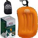 Gear Doctors Camping Pillow, Inflatable Pillow, Camp Pillow, Backpacking Pillow, Inflatable Pillow for Camping, Blow Up Pillow (Orange)