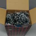 Christmas Garland with Lights 2 Pack, 15FT Lighted Garland for Mantle, Artificial Christmas Garland for Stairs Railing, Front Door & Wall, Plug-in Xmas Decor