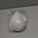 LED Large Globe Light Bulb Dimmable E26, G40 LED Bulb Warm White 2700K, G125 Round Bulbs for Light Fixture, Coated Inside White Glass Filament Lights, 60 Watt Equivalent, 1 Pack (2700K)