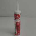 Red Devil 0406 Silicone Acrylic Caulk & Sealant, 100% Waterproof, Paintable, White Caulking for Kitchen, Bathroom, Window, With Duraguard, 5.5 oz, White, Made in USA
