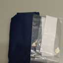 Vatge Sidelight Door Curtains for Front Door - Privacy Thermal Insulated Tie Up Shades, French Window Covering for Glass/Patio, 1 Panel, W10 x L33, Navy