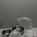 Aufranc Stainless Steel pots and pans set, 6 Piece Nonstick Kitchen Induction Cookware Set,Works with Induction/Electric and Gas Cooktops, Nonstick, Dishwasher