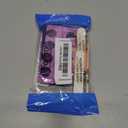 ForPro 5-Piece Pedi Kit, 100-Count, Individually-Packed Pedicure Set, Purple Pumice Pad, Wood Nail File 80/100 Grit, Mini Buffer 80/100 Grit, Wood Stick, Toe Separators