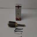 AIMIKE Round Hair Brush, Nano Thermal Ceramic & Ionic Tech, 2.1 Inch Barrel with Boar Bristles for Enhanced Texture, Golden, Hair Drying, Styling, Curling and Shine + 4 Free Clips