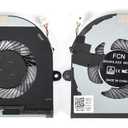 Replacement CPU w/GPU Cooling Fan for Dell XPS 15 9570 & XPS 15 7590, Precision 5530 5540 Series Laptop P/N: 008YY9 0TK9J1 TK9J1 08YY9