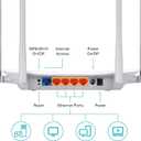 TP-Link AC1200 WiFi Router (Archer A54) - Dual Band Wireless Internet Router, 4 x 10/100 Mbps Fast Ethernet Ports, EasyMesh Compatible, Support Guest WiFi, Access Point Mode, IPv6 & Parental Controls
