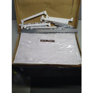 Shoe Rack, 5 Tier Shoe Storage Cabinet with Door 20 Pair Plastic Shoe Shelves Organizer for Closet, Entryway, Hallway, Bedroom, White