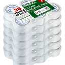 HERKKA Clear Packing Tape, 36 Rolls Heavy Duty Packaging Tape for Shipping Packaging Moving Sealing, Thicker Clear Packing Tape, 2 inches Wide, 65 Yards Per Roll, 2340 Total Yards