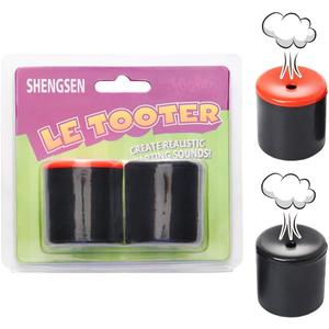 Novelty Squeeze Pooter Fart Machine Funny Prank Farting Noise Maker for Joke Children's Day Party Gift Toy,2 PCS (1 Black & 1 Red)