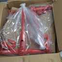 ENJ 4 Pack Ratchet Load Binder with 2 Grab Hooks, for 5/16-3/8 Grade 70 Transport Chain, Load Binder with 5,400 Pound Working Load Limit