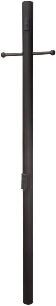 Craftmade Z8994-TB 84" Fluted Direct Burial Post, Textured Matte Black