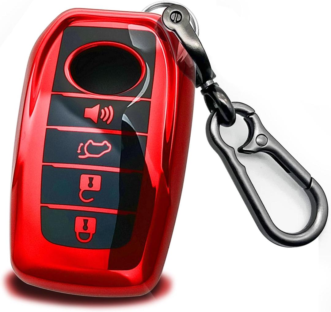 for Toyota Key Fob Cover, for 2019-2025 Venza RAV4 Prime Sienna Land Cruiser Fortuner Mirai Grand Highlander Collora
