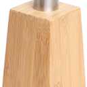 Bamboo Hand Soap Dispenser Wooden Lotion Pump Dispenser for Bathroom Kitchen Dish Lotion Shampoo with Stainless Steel Soap PumpTrapezoid