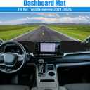 Dashboard Cover for 2021-2026 Toyota Sienna (Without HUD)