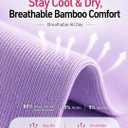 ALLIVE Pilates Socks with Grips for Women, Bamboo Breathable Non Slip Socks for Yoga, Barre, Studio, and Home Use