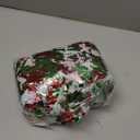 50Ft Christmas Snowflake Tinsel Garland Red Green Metallic Twist Hanging Garland with Snowflake Glitter Thick Tinsel Garlands Xmas Tree Decorations for Xmas Tree Fireplace Home Indoor Outdoor Decor