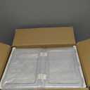 Clear Storage Bins with Lids 3 Packs - 24Qt Stackable Storage Bins, Acrylic Organizers, Plastic Multifunctional Folding Storage Bins, Plastic Stackable Storage Box for Bedroom, Living Room