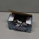 WATERGLIDE C6 Christmas Lights, 33ft 100 LED Faceted String Lights Green Wire Fairy Lights with 29V Safe Adaptor, 8 Lighting Mode, Waterproof for Indoor Outdoor Patio Xmas Tree Party Decor, Cool White