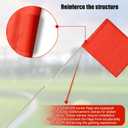 Soccer Corner Flags, Set of 10 67-Inch Fiberglass Corner Flags for Soccer Field