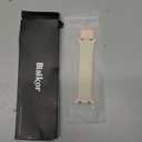 Bisikor Compatible with Apple Watch Band 49 46 45 44 42 41 40 38mm, Double Sided Wearable Silicone Magnetic Strap for iWatch Ultra SE Series 11 10 9 8 7 6 5 4 3 2 1 (42/44/45/46/49, Pink/Beige)