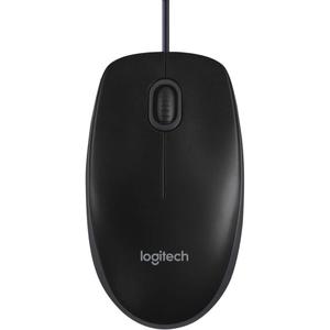 Logitech B100 Optical Mouse For Business Black